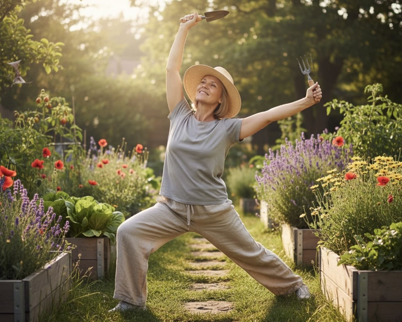 gardening like training manage aches improve mobility